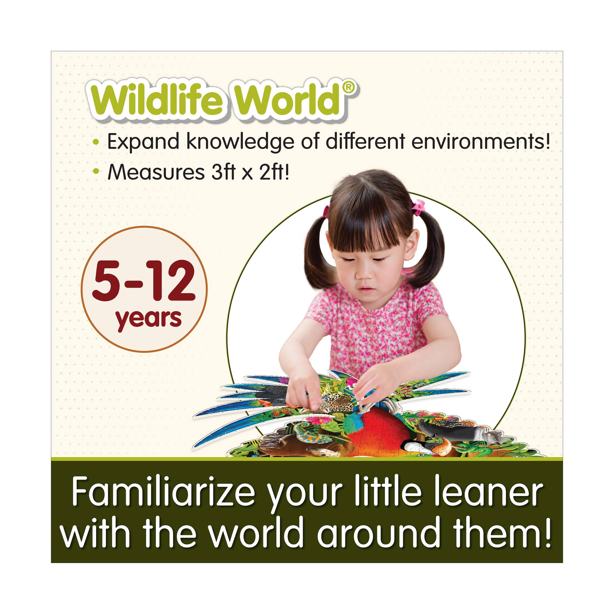 Wildlife World Puzzle - Rainforest: 200 Pcs